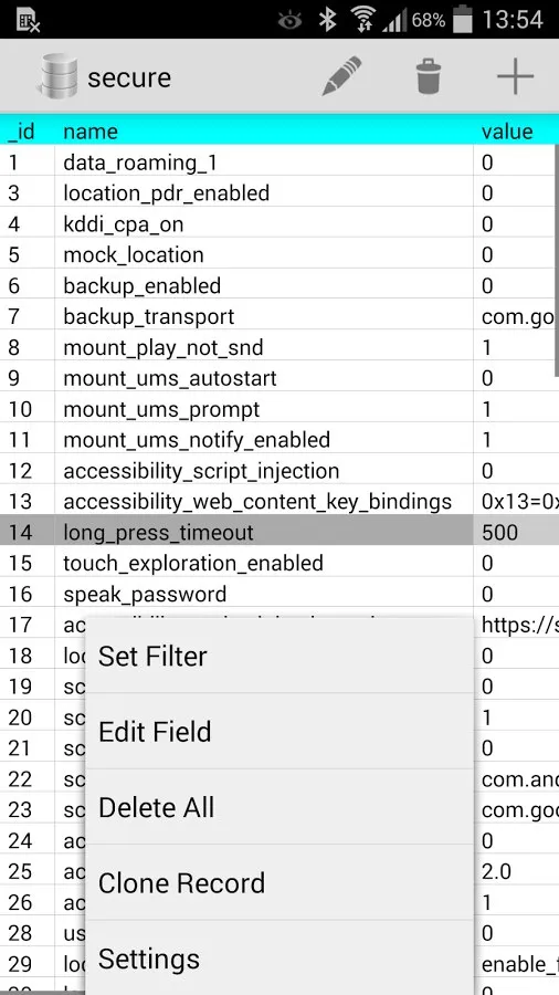 SQLite Editor Screenshot 2