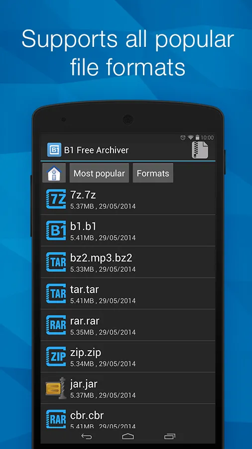 B1 Archiver zip rar unzip Pro [мод: всё открыто] Screenshot 1