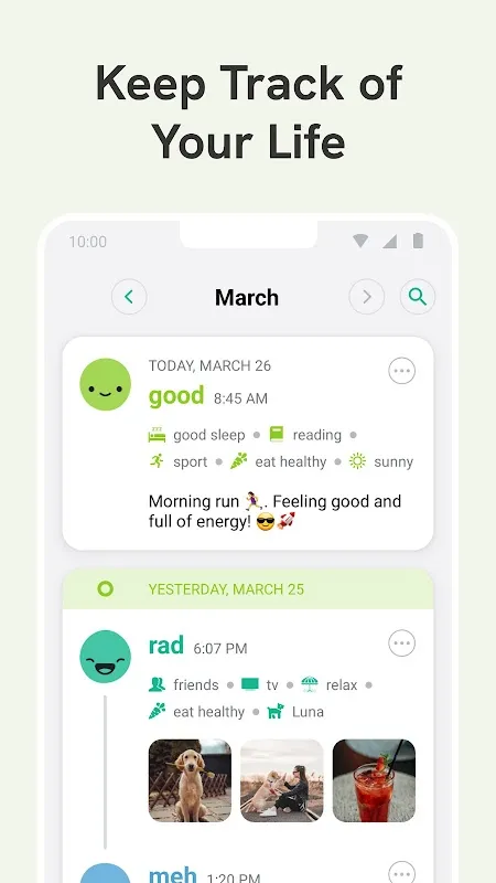 Дневник - Трекер Настроения v1.65.5 APK Мод (Всё открыто, Premium) Screenshot 4 Дневник - Трекер Настроения v1.65.5 APK Мод (Всё открыто, Premium) Screenshot 4