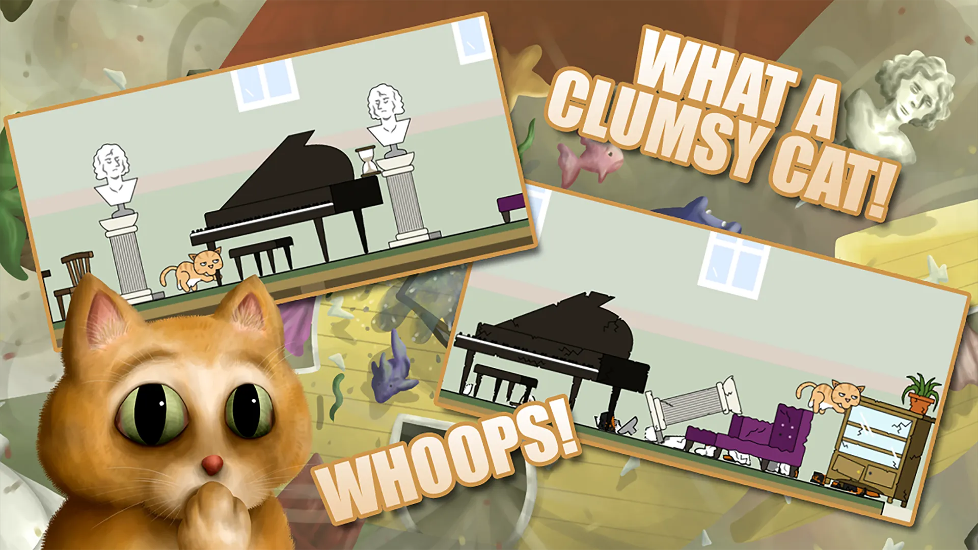 Clumsy Cat [мод: много денег] Screenshot 5