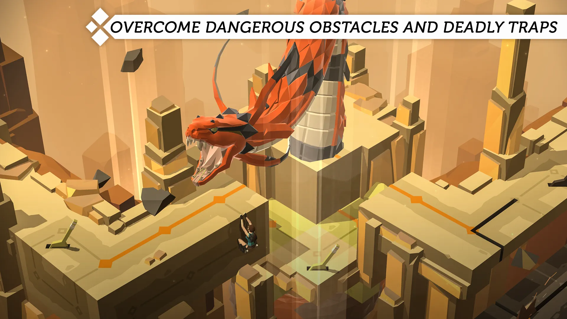 Lara Croft GO v2.9.0 APK Мод (Меню, Карты, Наряды, Подсказки) Screenshot 4