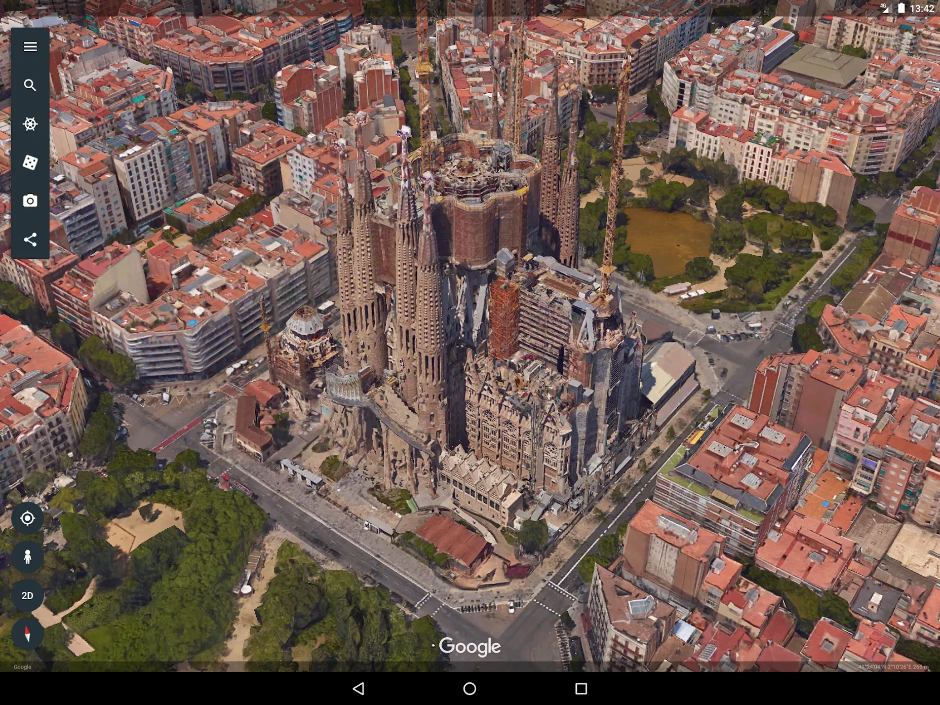 Google Планета Земля Screenshot 3 Google Планета Земля Screenshot 3