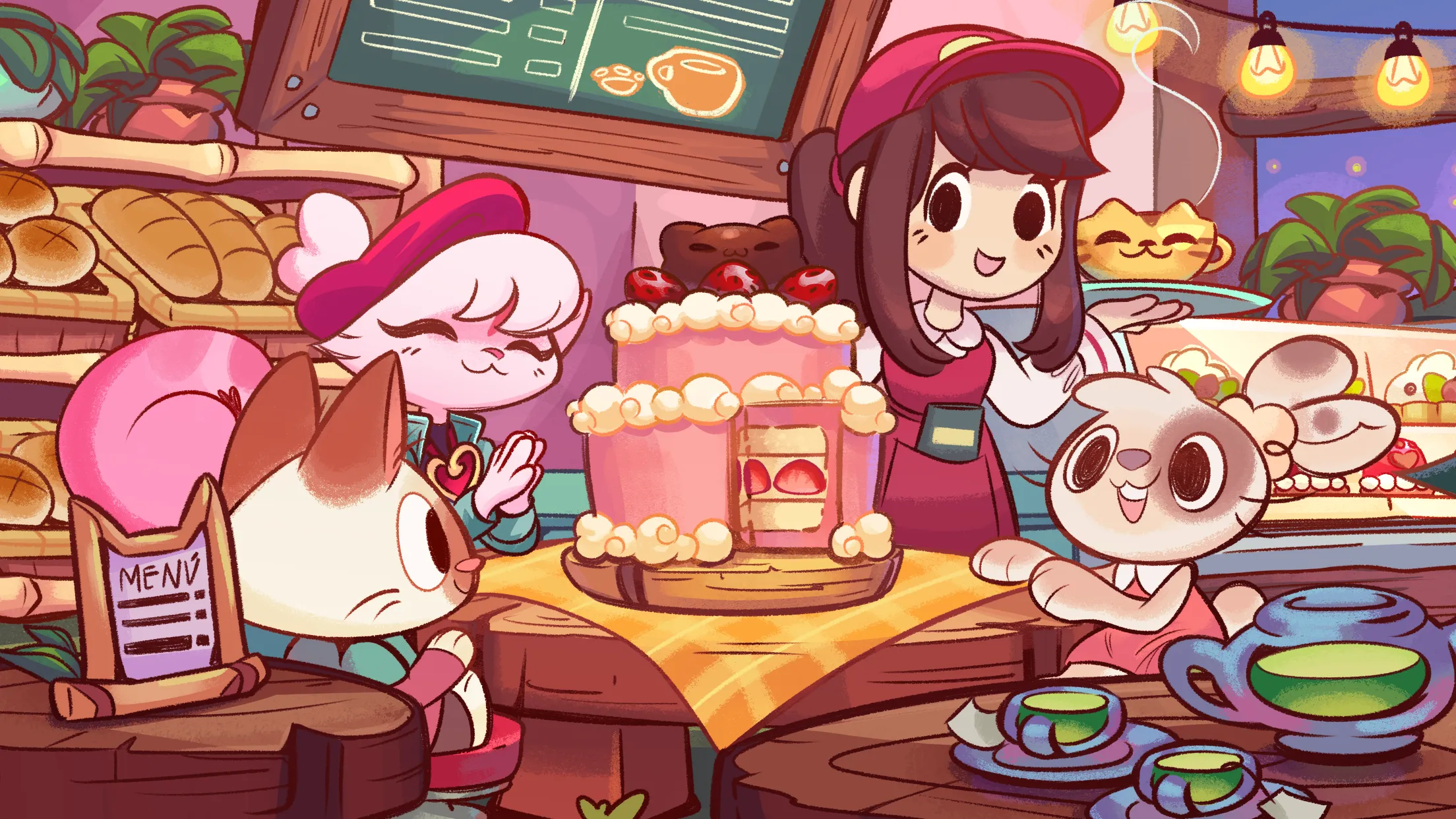 Campfire Cat Cafe v1.3.1 APK Мод (Меню, Бесплатные покупки) Screenshot 1 Campfire Cat Cafe v1.3.1 APK Мод (Меню, Бесплатные покупки) Screenshot 1