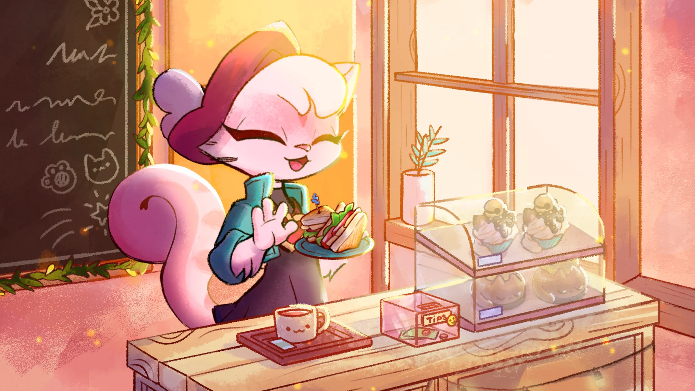 Campfire Cat Cafe v1.3.1 APK Мод (Меню, Бесплатные покупки) Screenshot 4 Campfire Cat Cafe v1.3.1 APK Мод (Меню, Бесплатные покупки) Screenshot 4